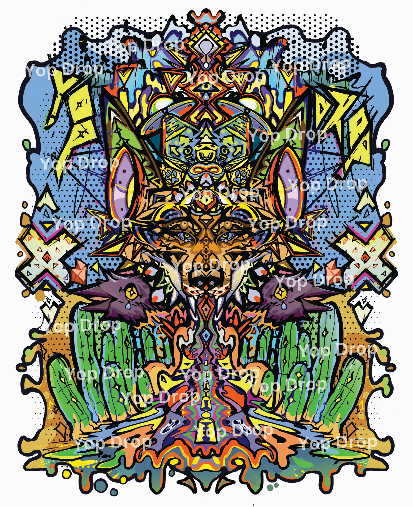 Way of the Yote Canvas Print