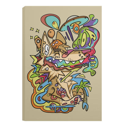 Skate Yote Canvas Print