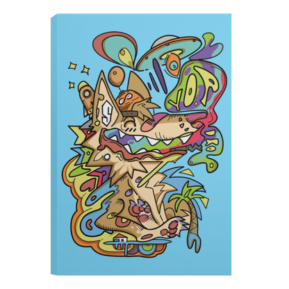 Skate Yote Canvas Print